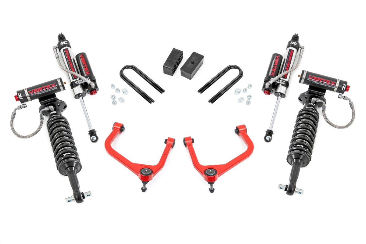 GMC Sierra 1500 Suspension Lift Kit - Rear - Rough Country - 3.5 Inch Vertex Mono Leaf - '19-'24